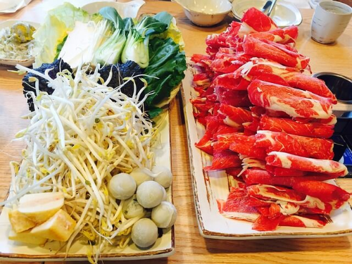 미나리 샤브샤브