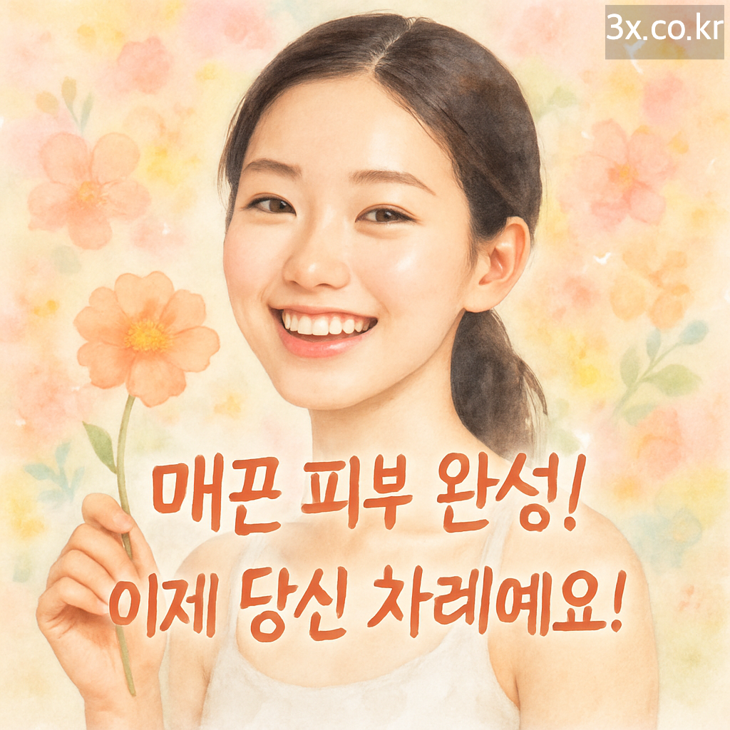 매끈 피부 완성! ✨ 이제 당신 차례예요!