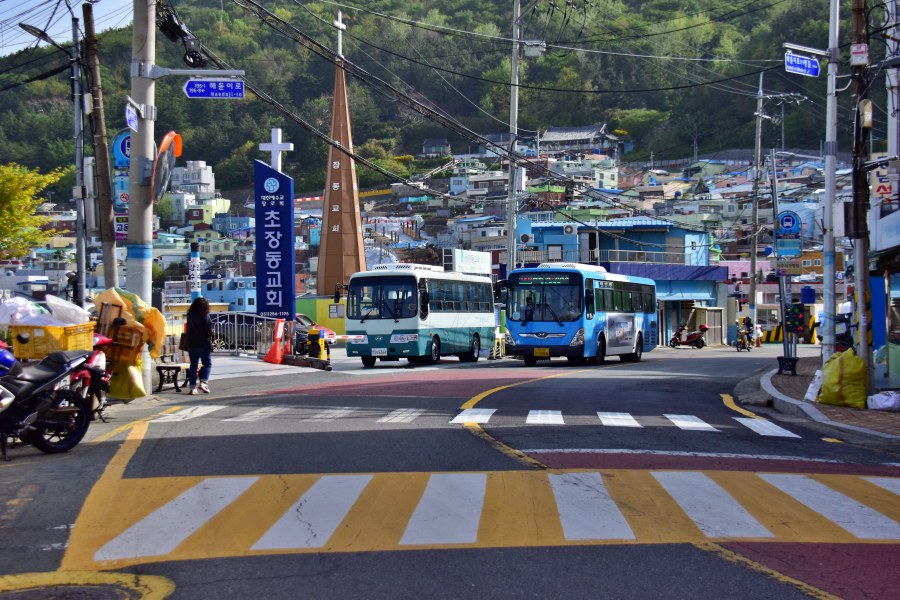 초장교회 산복도로 시내버스