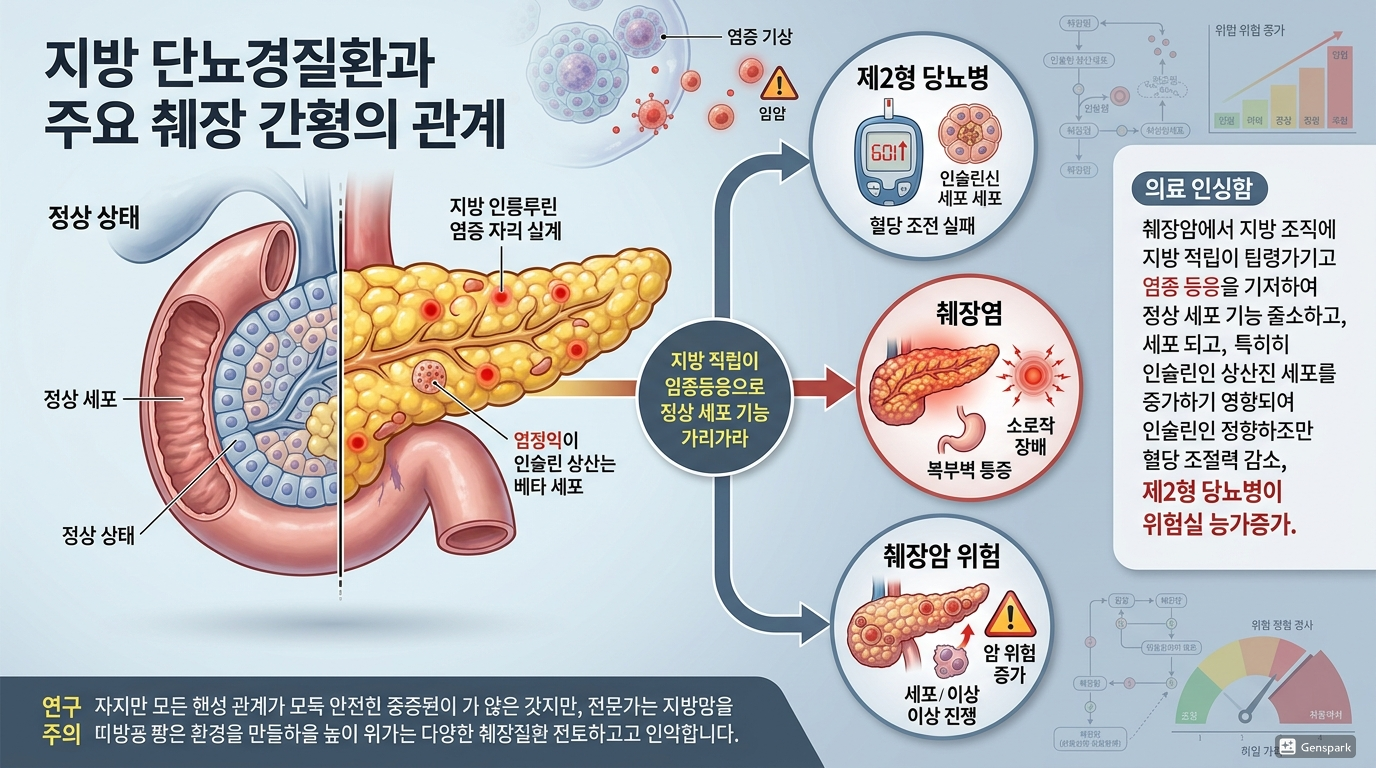 당뇨병·췌장염·췌장암과의 관계