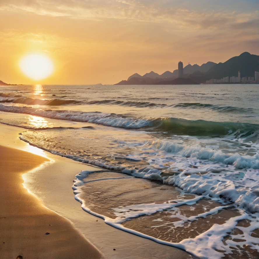 선전 대메이사 해변 이미지