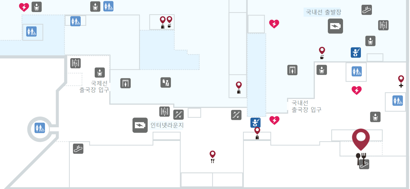 청주공항 플레이보6 위치
