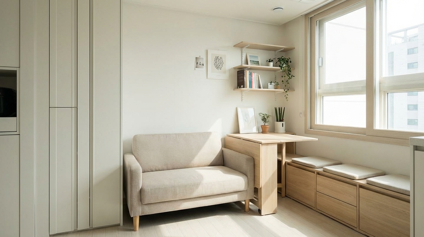 10평대 신혼부부 미니멀 인테리어 1천만원 공략