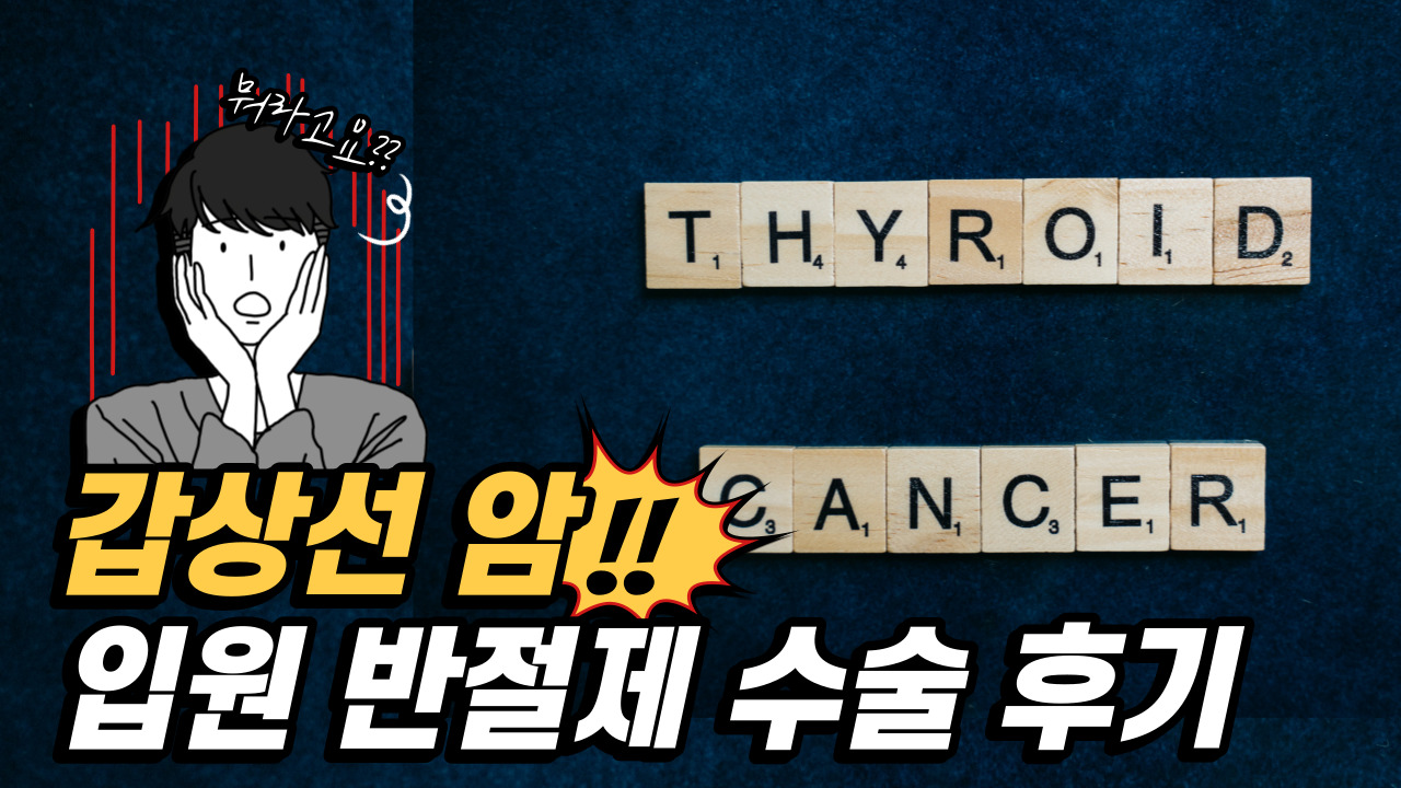 갑상선 암/강남세브란스병원/갑상선수술/암수술/반절제수술