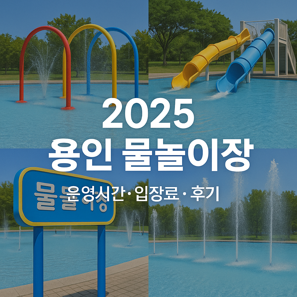 2025용인물놀이장(운영시간,입장료,후기)