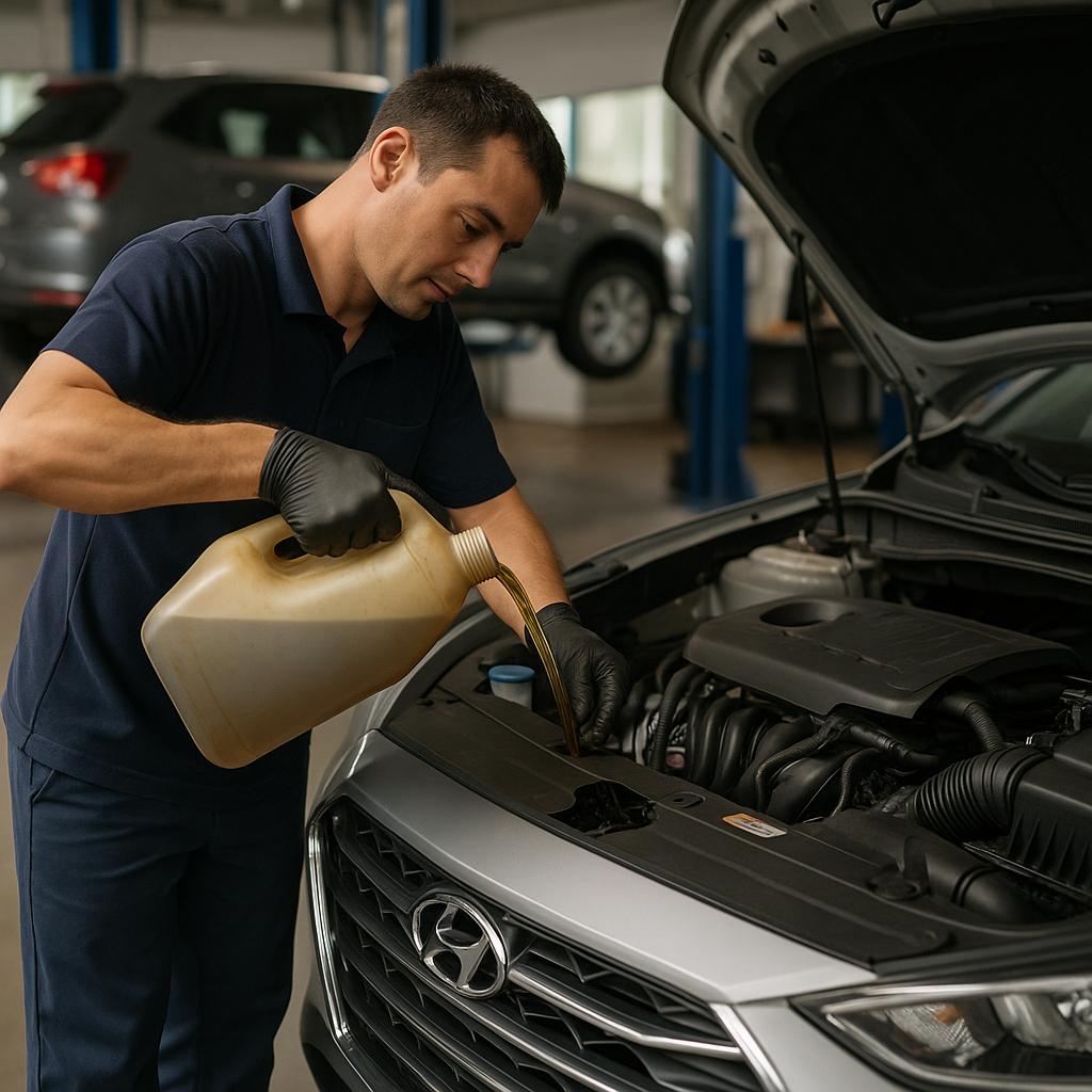 현대자동차 엔진오일 교환주기