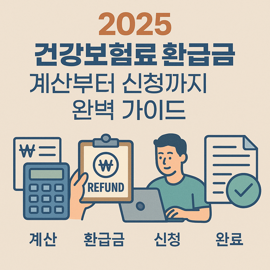2025 건강보험료 환급금, 계산부터 신청까지 완벽 가이드 이미지