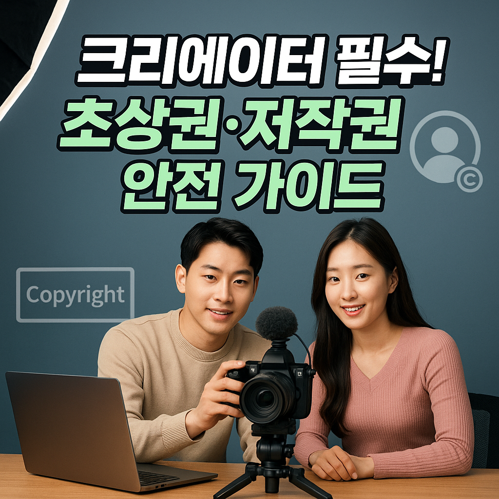 크리에이터를 위한 초상권&middot;저작권 가이드