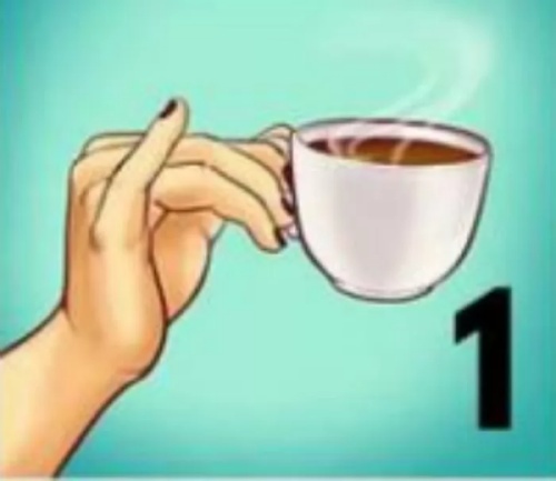 컵을 든 손모양1