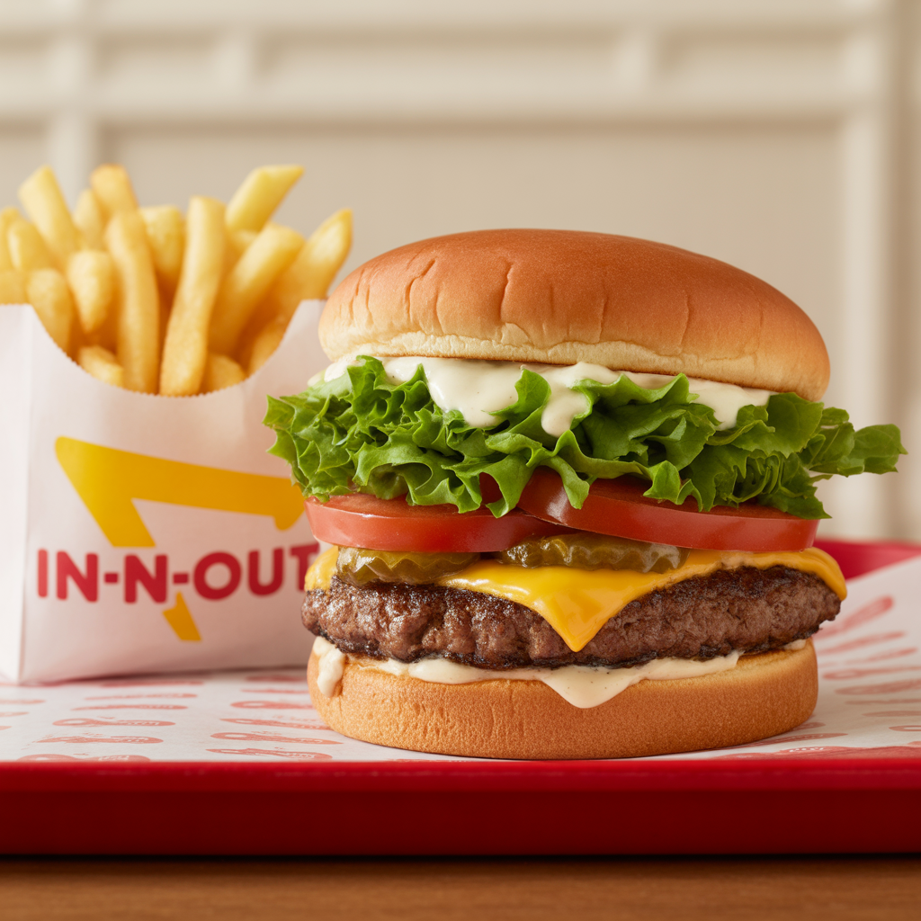 미국 LA 인앤아웃 버거