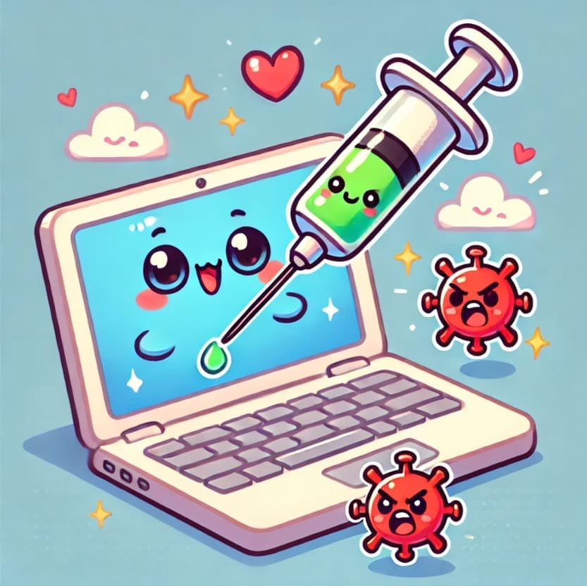 악성코드-백신으로-치료하는-장면