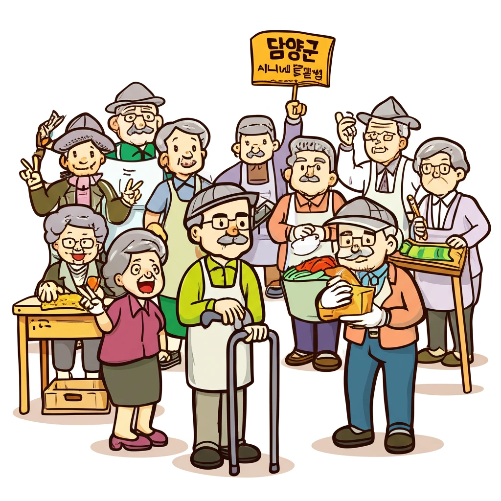 담양군 시니어클럽 사회복지사 취업 자..