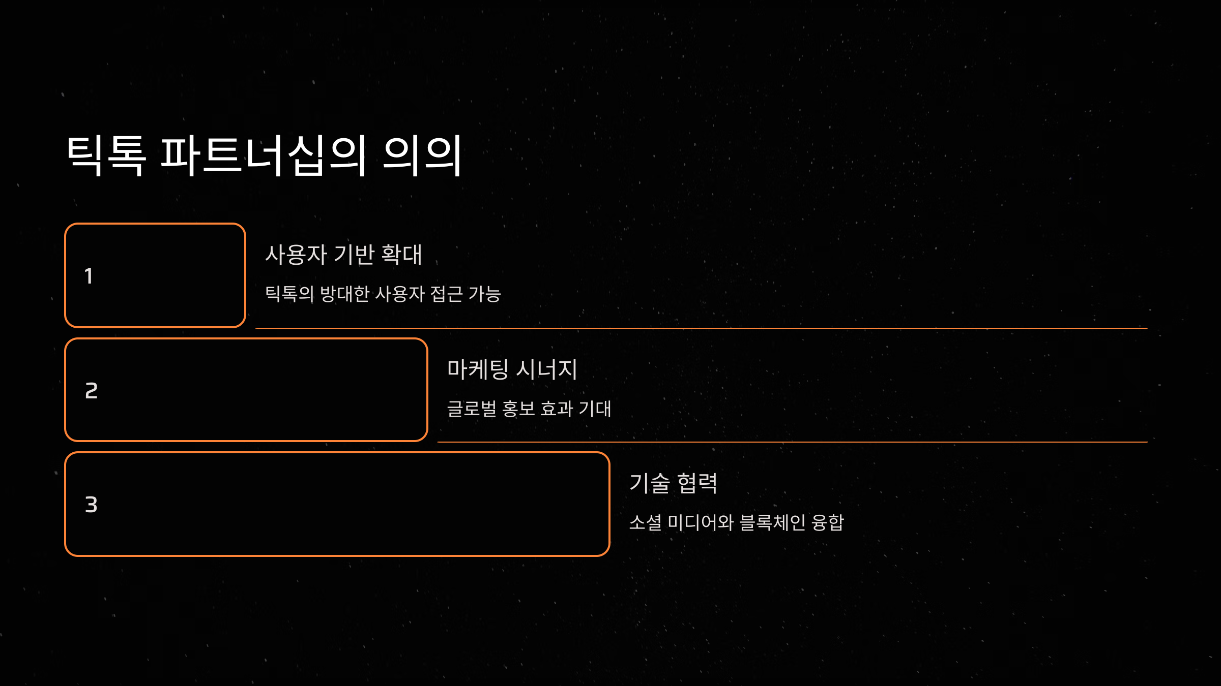 틱톡 파트너십의 의의