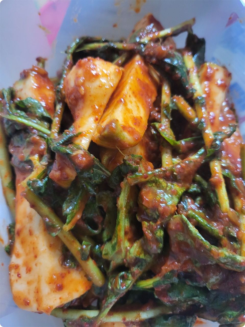 통에 담아주기
