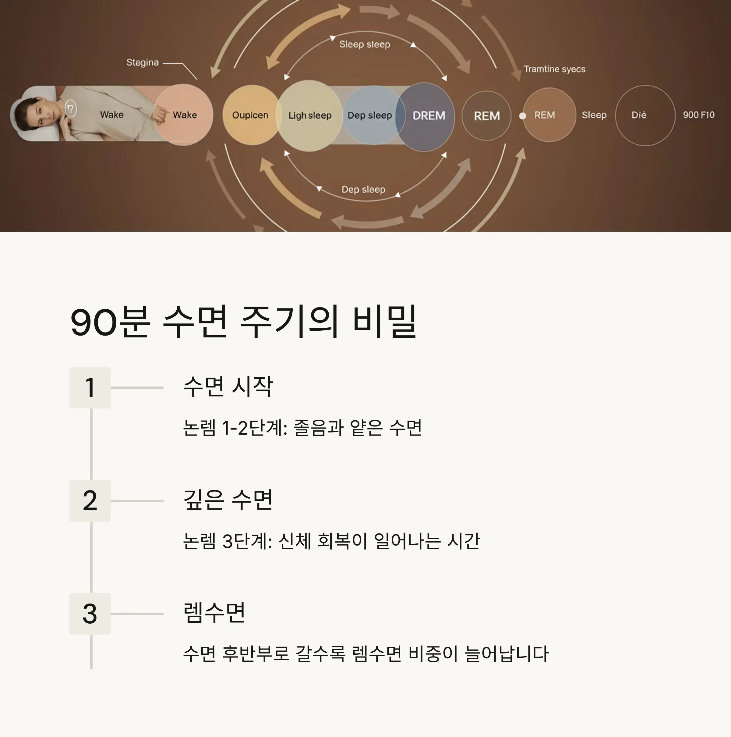 ⏰ 수면 주기와 렘수면의 패턴