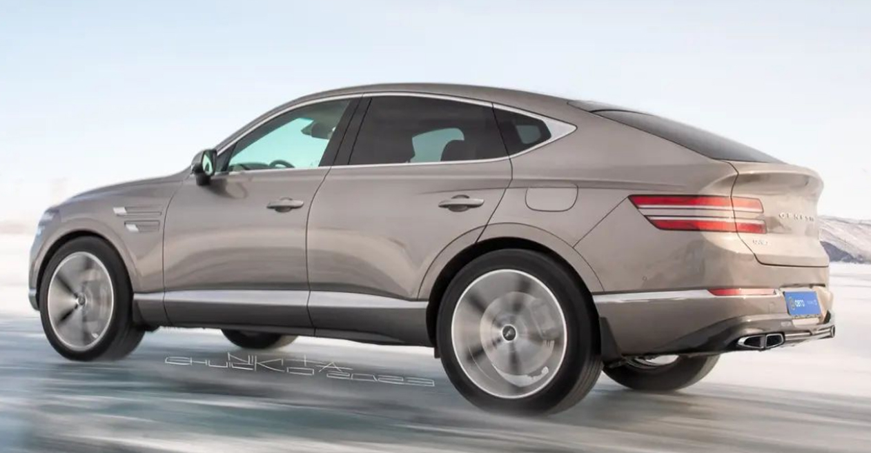 제네시스 GV80 쿠페 후면 예상도