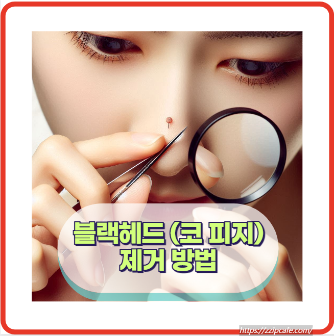 블랙헤드 효과적으로 없애는 방법 (코 검은 피지 제거 방법)