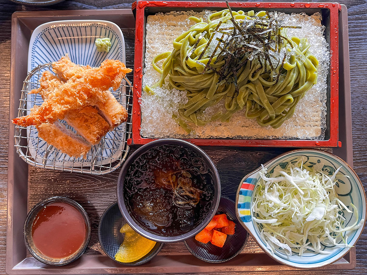 부산 기장 일광 오션뷰 맛집 일향가 말차소바세트