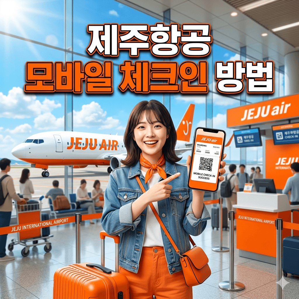 제주항공 모바일 체크인 방법