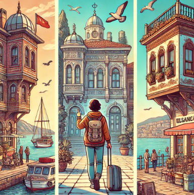 라트 지구, 앙카라 하마몬루, 이즈미르 알사낙에서 혼자 산책하는 모습