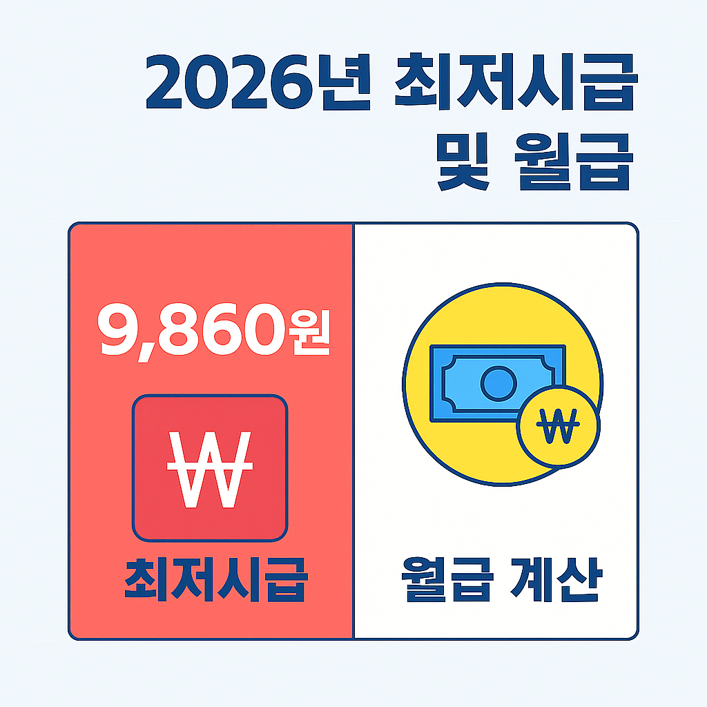 2026년 최저시급 10,030원 확정! 월급&middot;실수령액&middot;소상공인 지원까지 완전 정리
