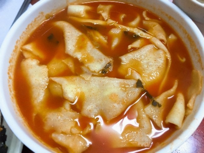 얼큰수제비