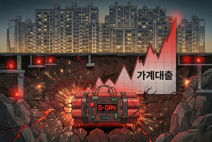 수도권 부동산 시장의 상승세와 그 이면에 잠재된 가계부채 뇌관의 위험성