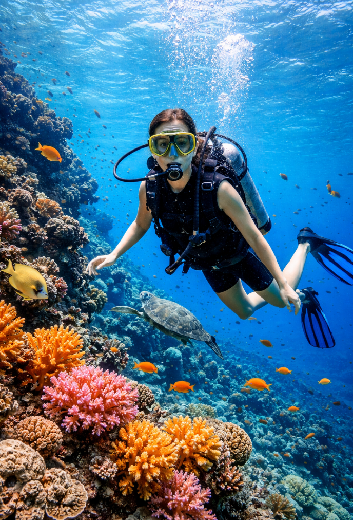 스킨 스쿠버 사진