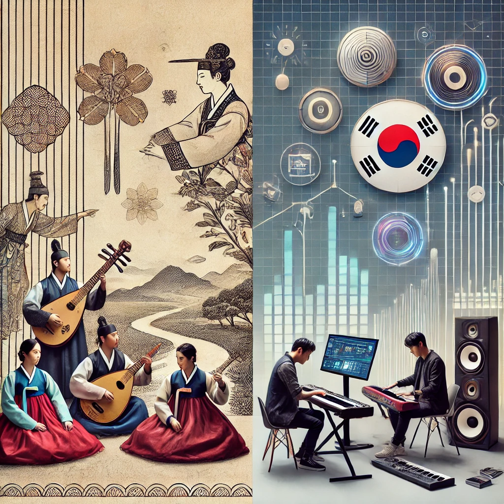 전통 음악과 현대 한국음악의 비교