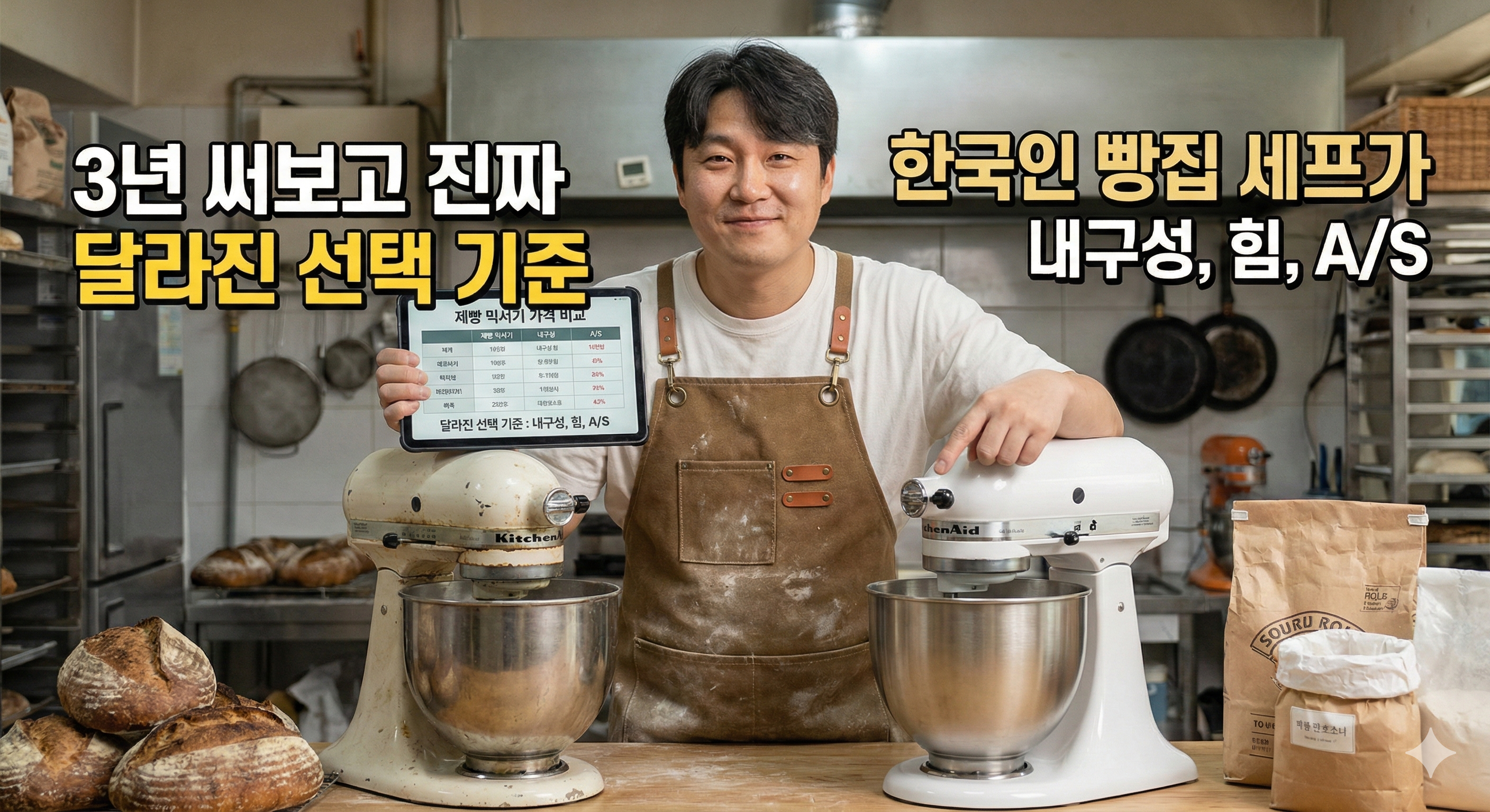 제빵 믹서기 가격 비교, 3년 써보고 진짜 달라진 선택 기준