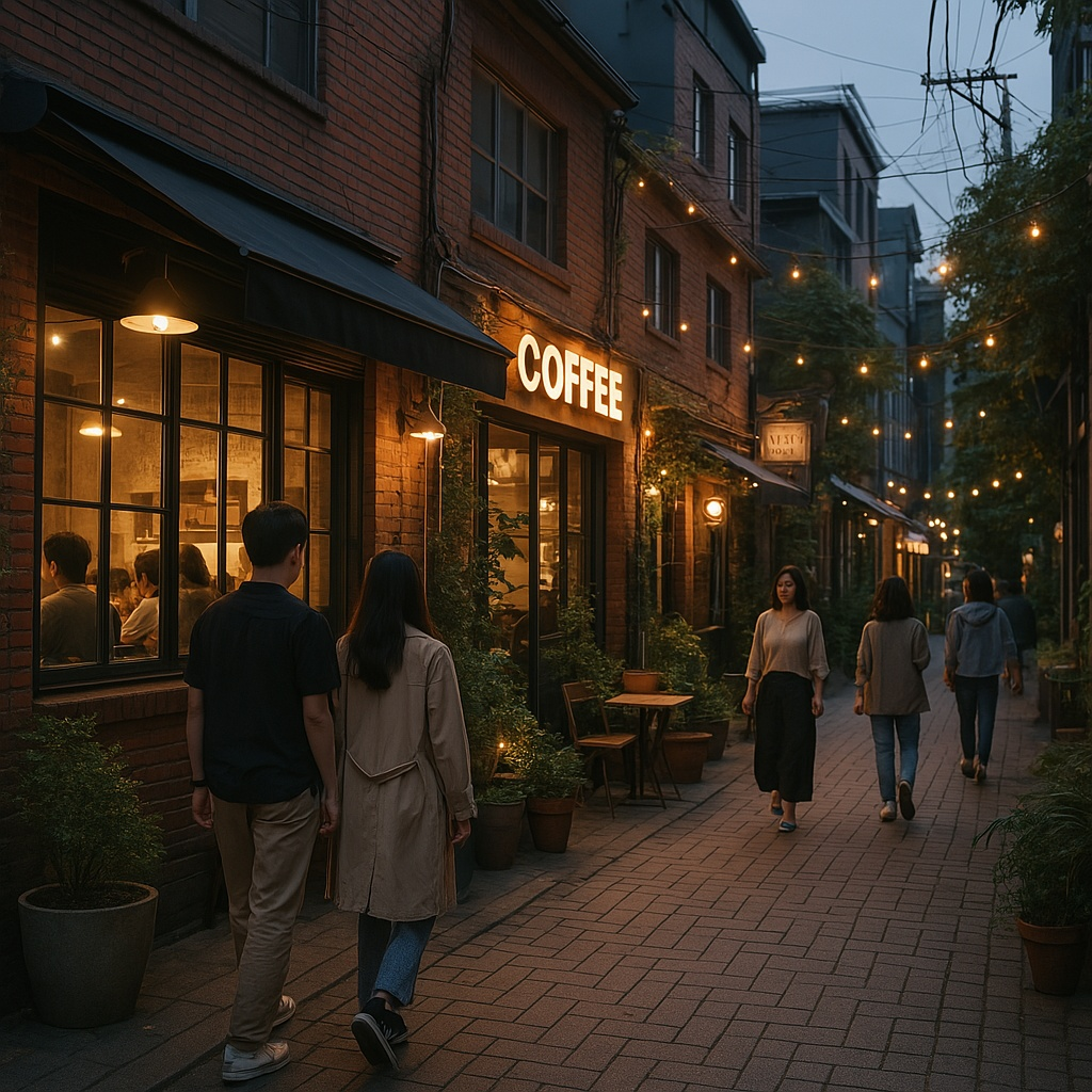 성수동 카폐거리 이미지