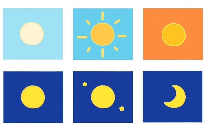 아침, 점심, 저녁