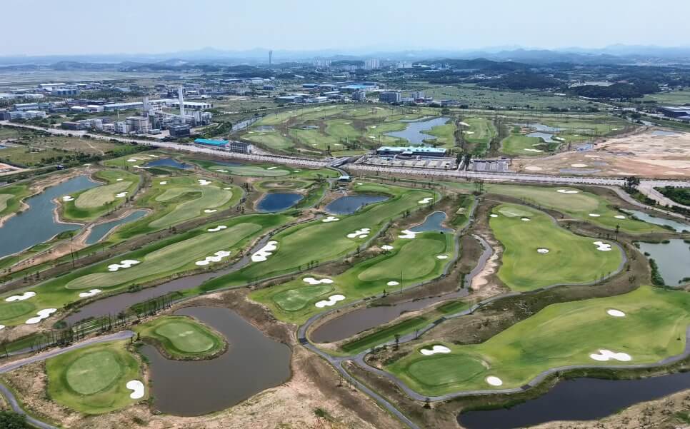 골프장경험담 당진 플라밍고CC 서해안의 시원한 바다와 푸르른 대지위에 조성된 30홀 골프장