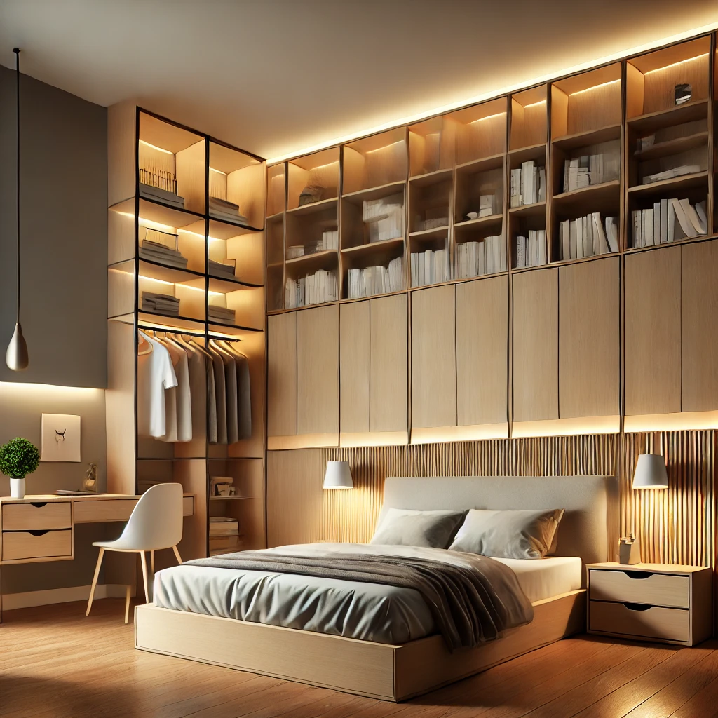 수직 수납 인테리어