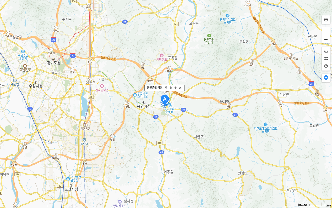 용인-5일장날-위치