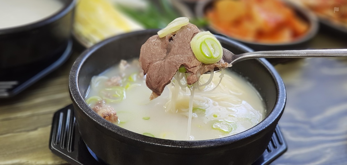 설렁탕 사진