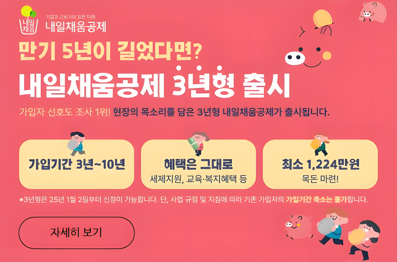내일채움공제 신청방법 및 자격 요건