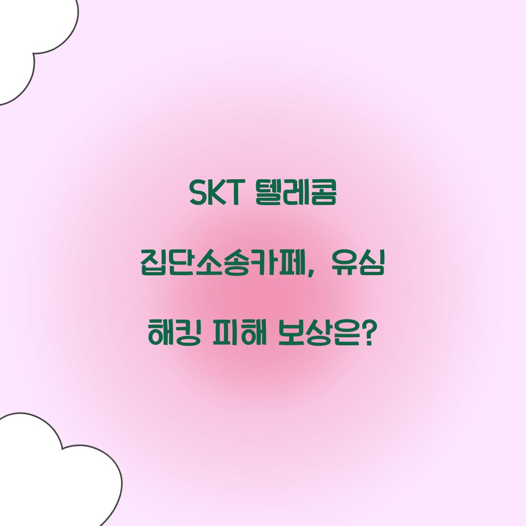 SKT 텔레콤 집단소송카페