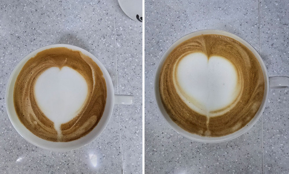 라떼아트 연습 3