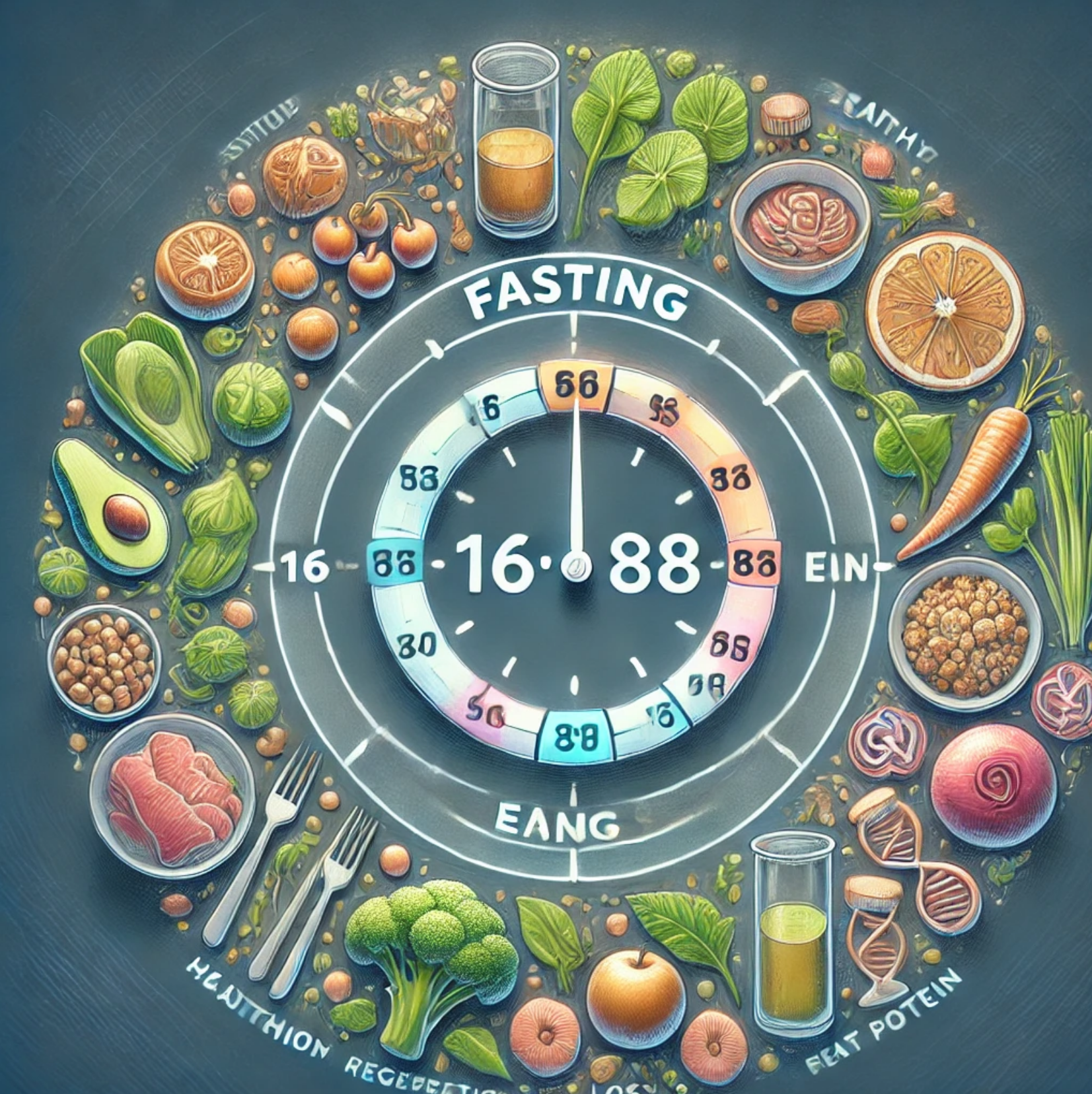 간헐적 단식 이미지