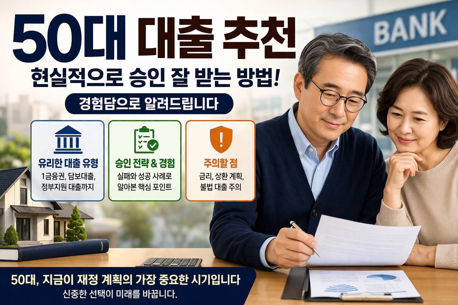 50대 대출 추천, 현실적으로 승인 잘 받는 방법