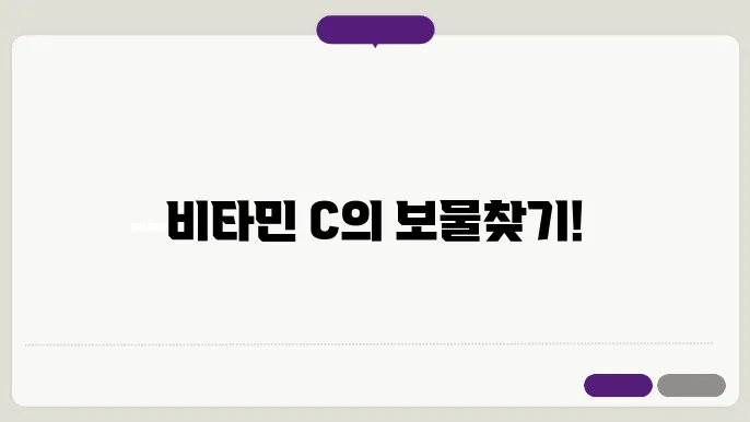 비타민 c 많은 음식