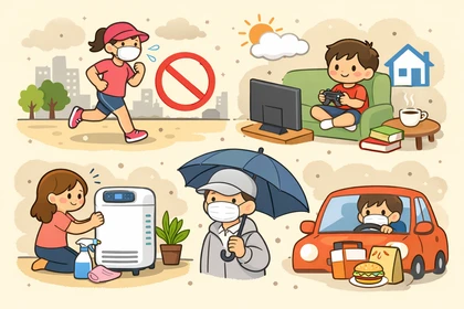 미세먼지 많은 날 외출 기준과 생활 관리3