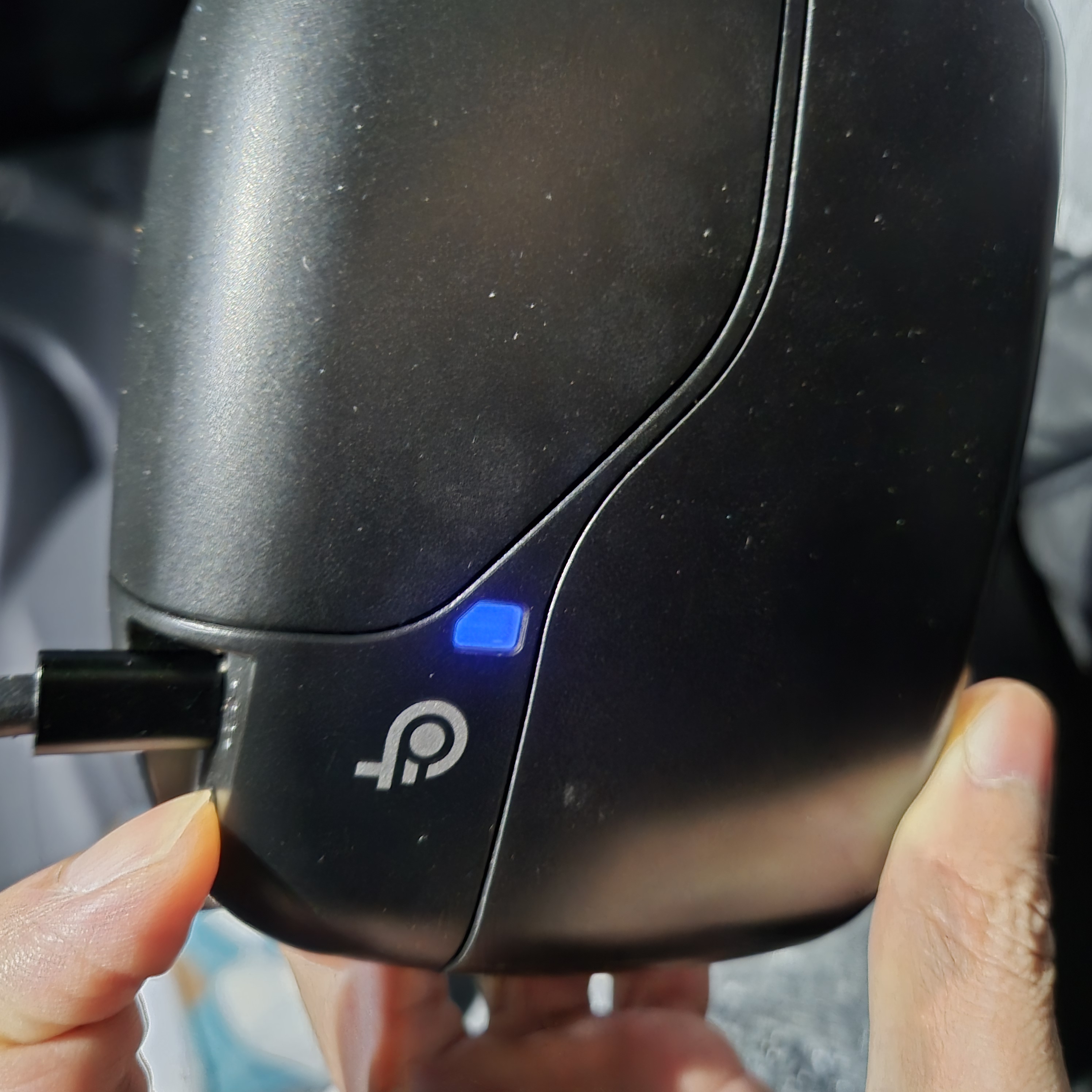 브링앤티 블루투스 버튼 조작 장면