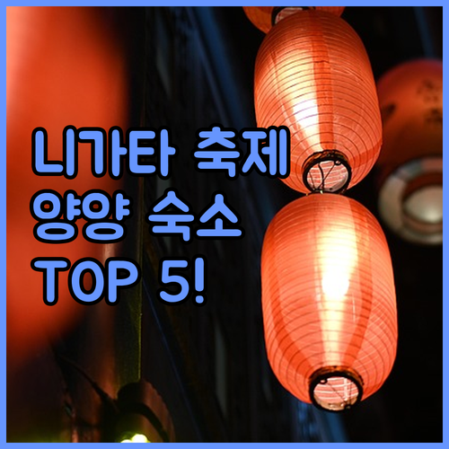 일본 니가타 시나노강 축제 정보와 양..