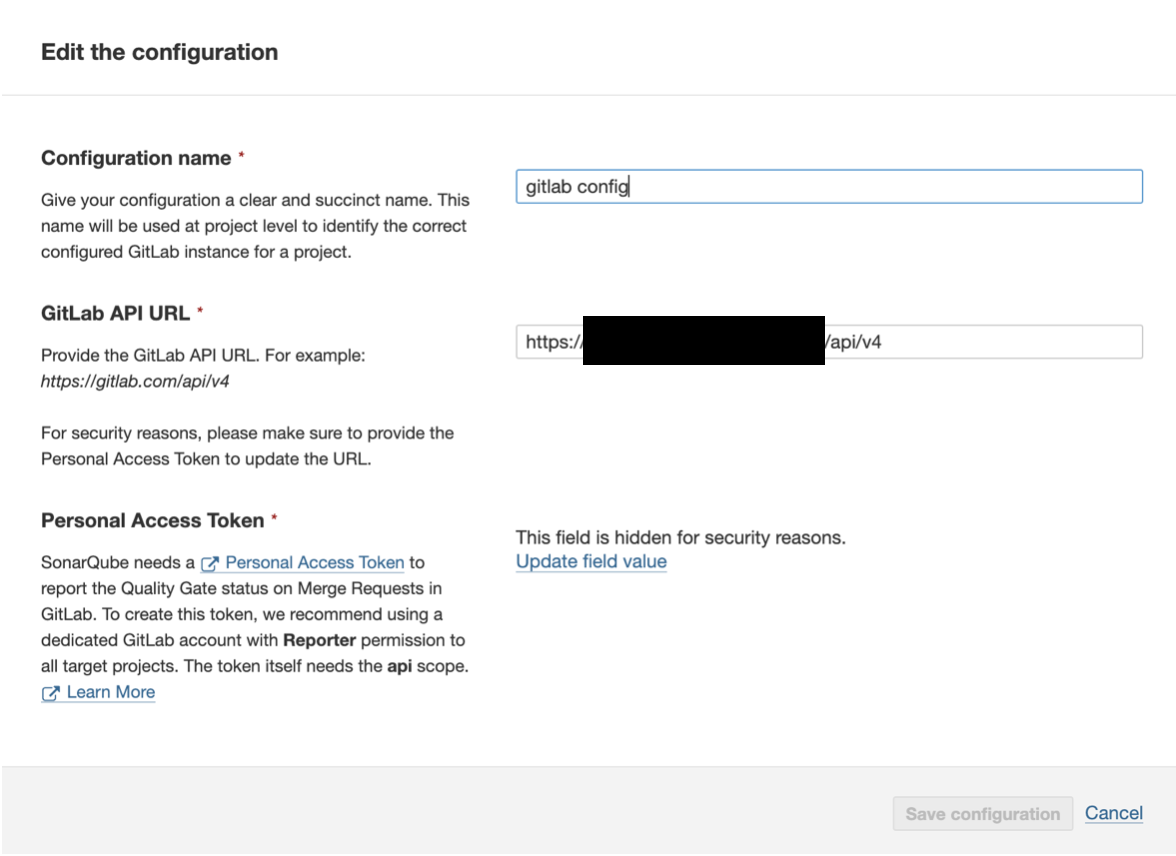 add gitlab api