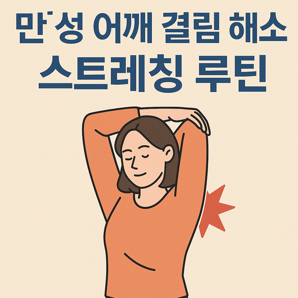 만성 어깨 결림 해소 스트레칭 루틴