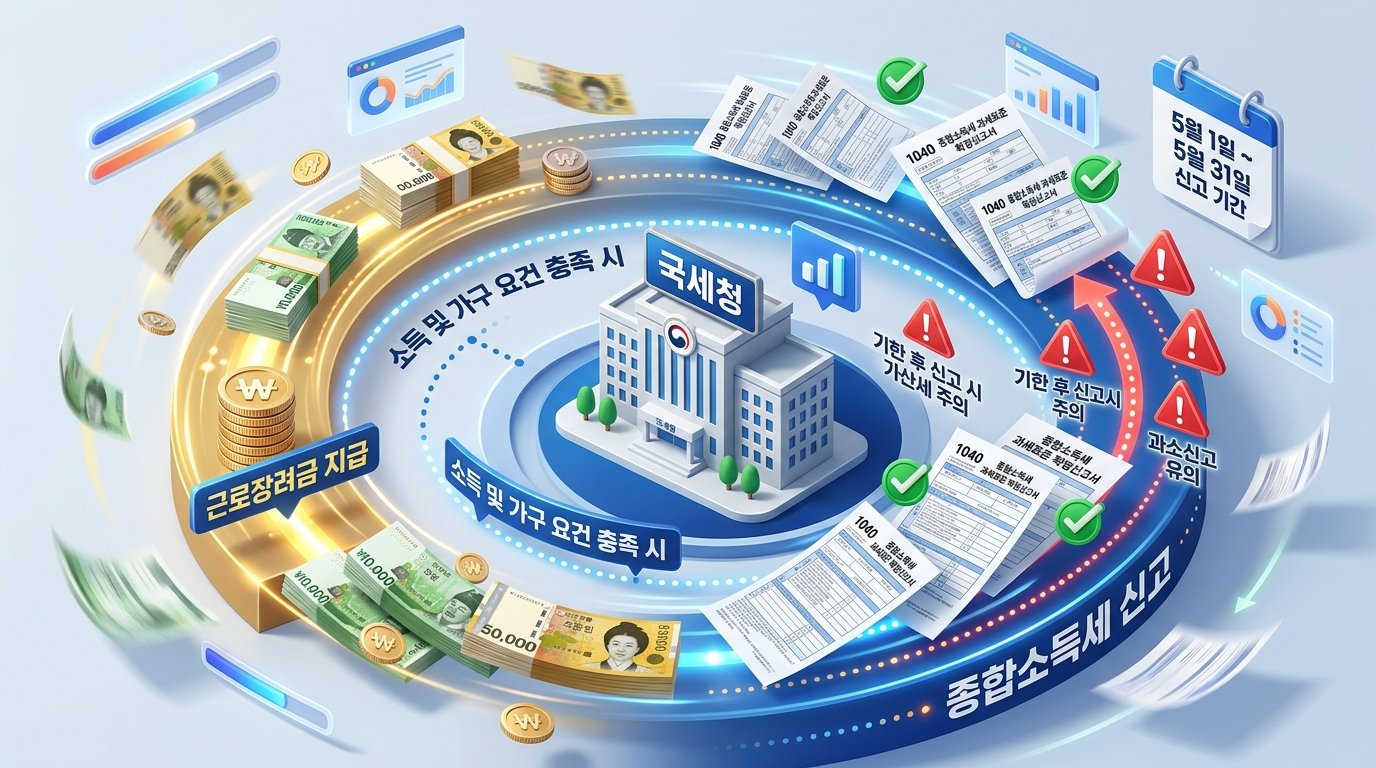 종합소득세 신고 안하면 근로장려금 못 받나｜프리랜서&middot;사업소득자 꼭 확인