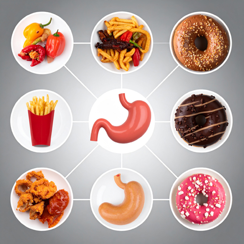 매운 음식은 위 점막을 직접 자극해 염증을 유발 