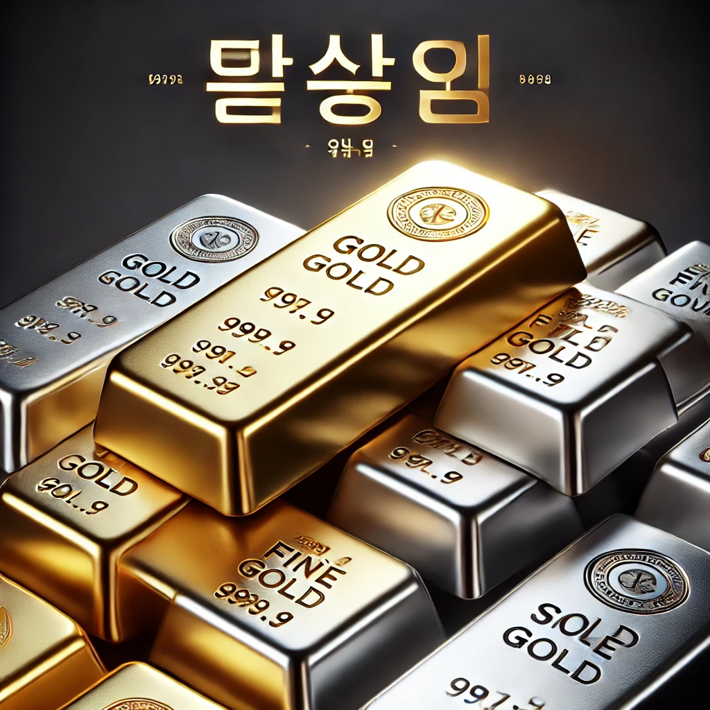 골드바 실버바 구매 매입 AI 이미지